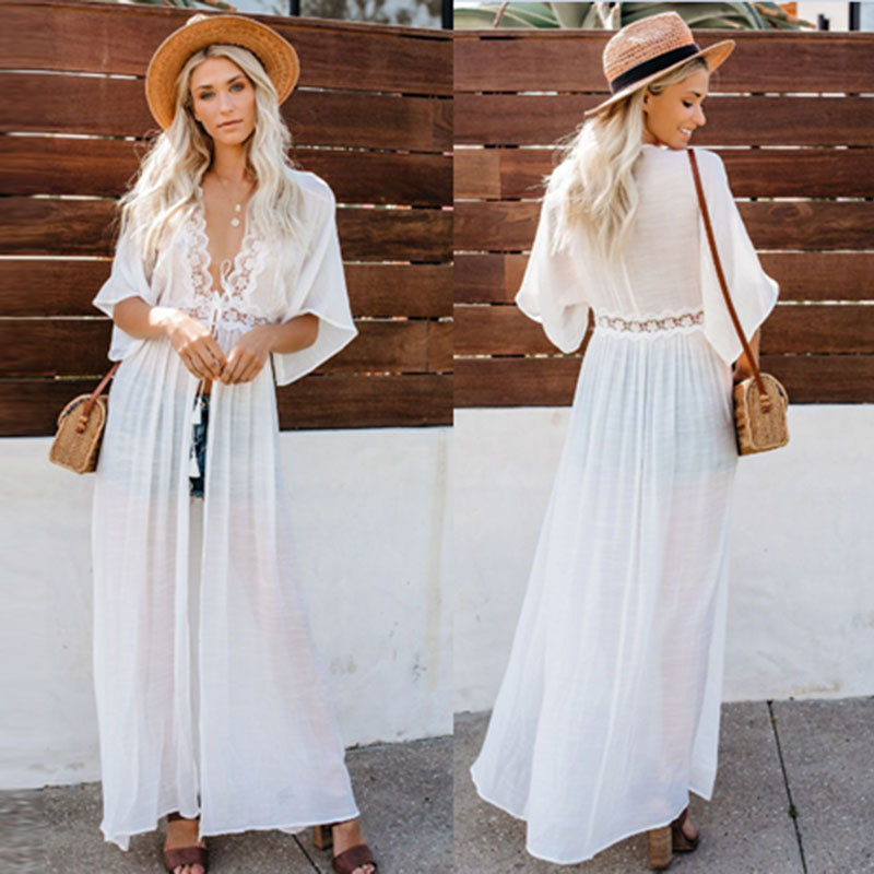 Women Beach Dress Swimwear Sex - đánh giá và giá Cover Up Kaftan