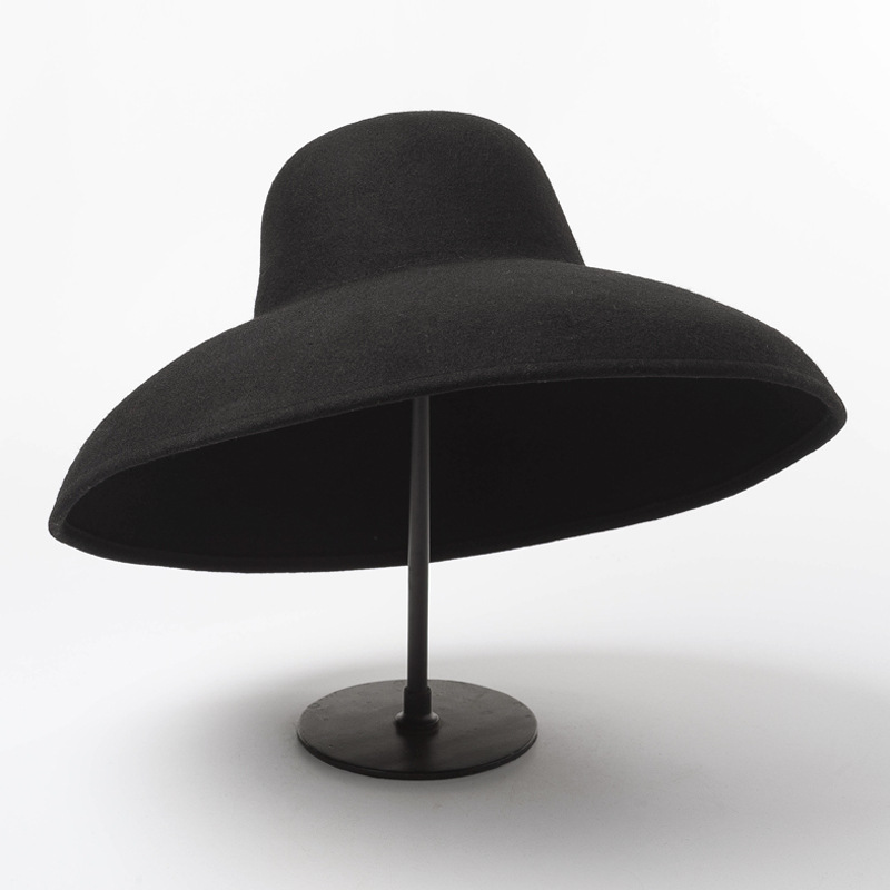 Classical Big Wide Brim Wool F - đánh giá và giá Hat Floppy Wide