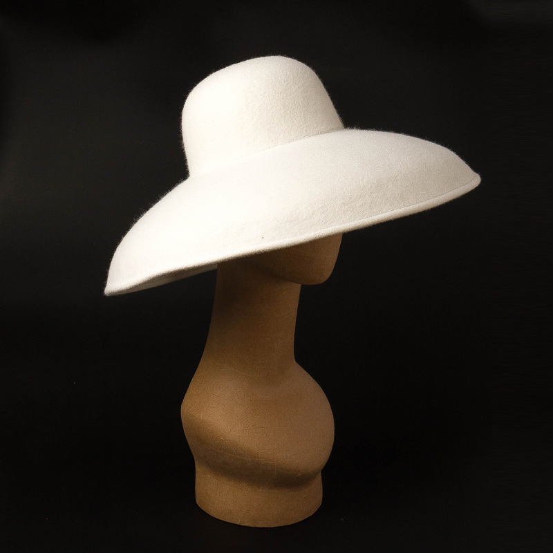 Classical Big Wide Brim Wool F - đánh giá và giá Hat Floppy Wide