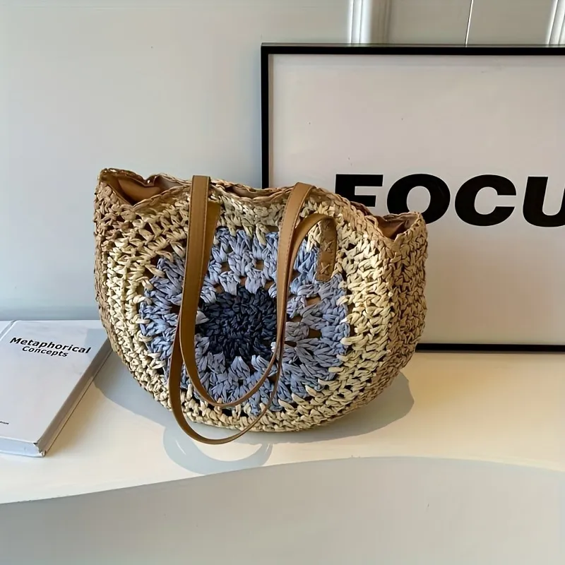Straw Beach Tote Bag Handwoven - đánh giá và giá Tote Bag Beach