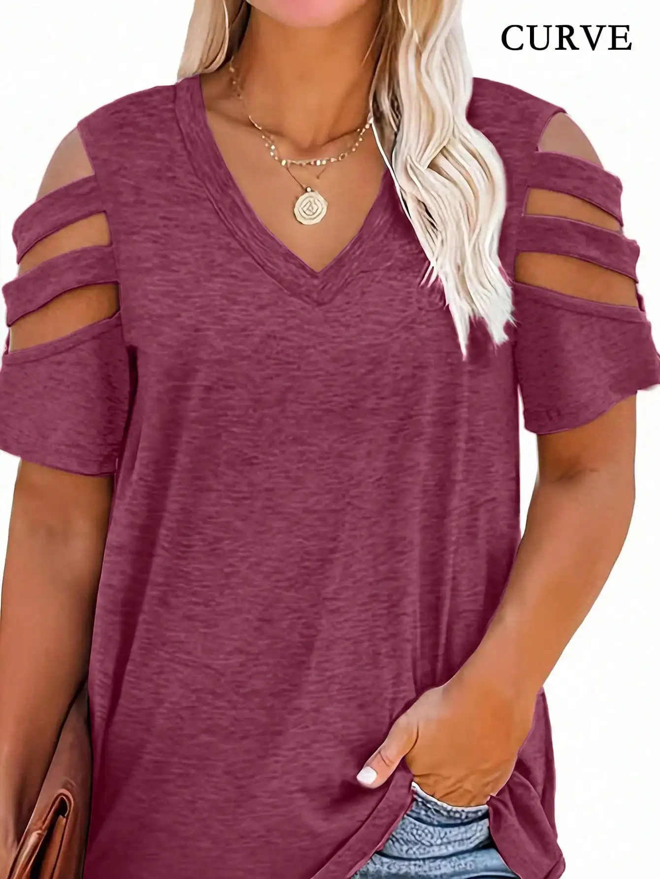 Women Fashion Plus Size 1XL-5X - đánh giá và giá Blouse Off Shoulder