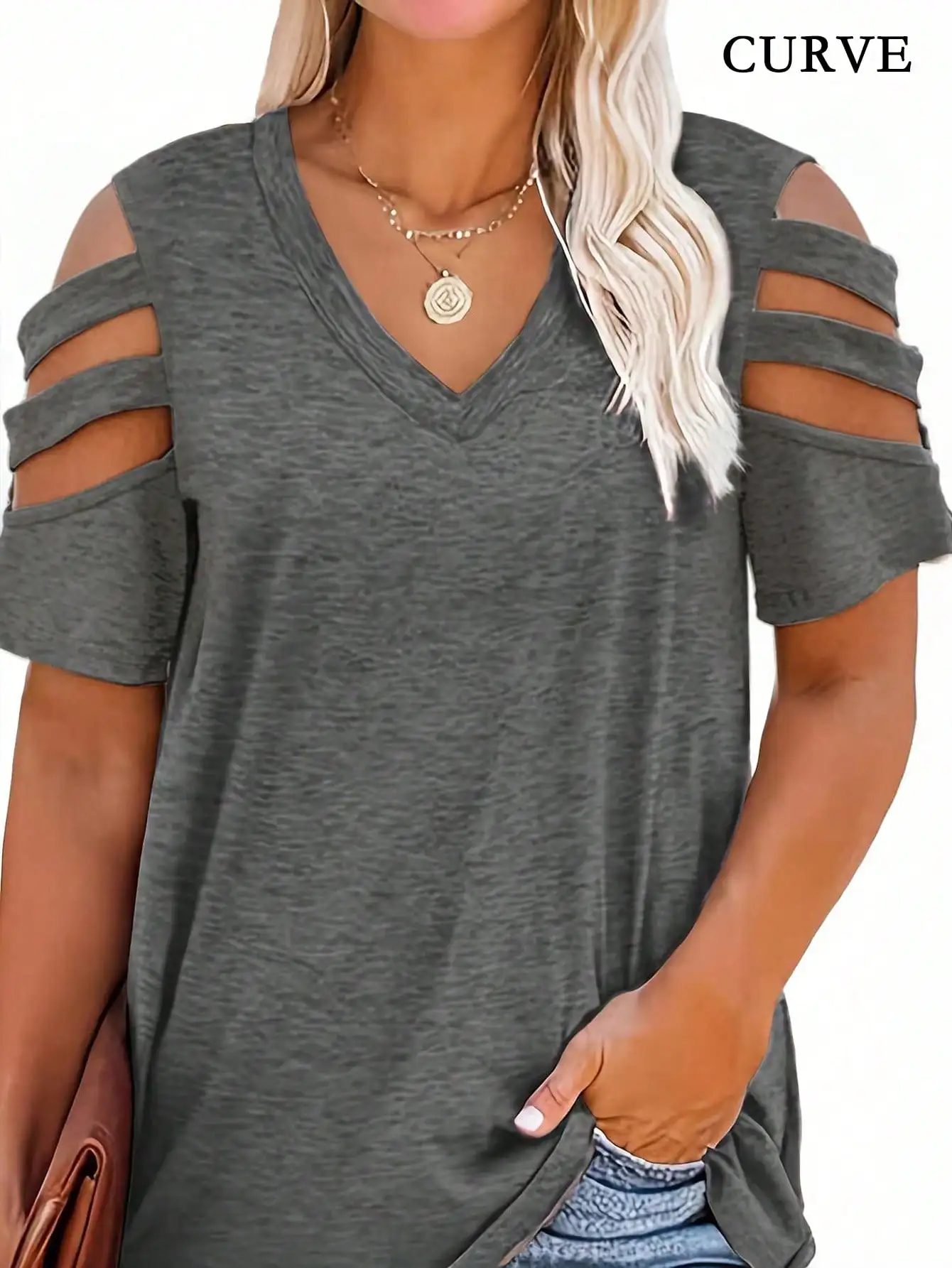 Women Fashion Plus Size 1XL-5X - đánh giá và giá Blouse Off Shoulder