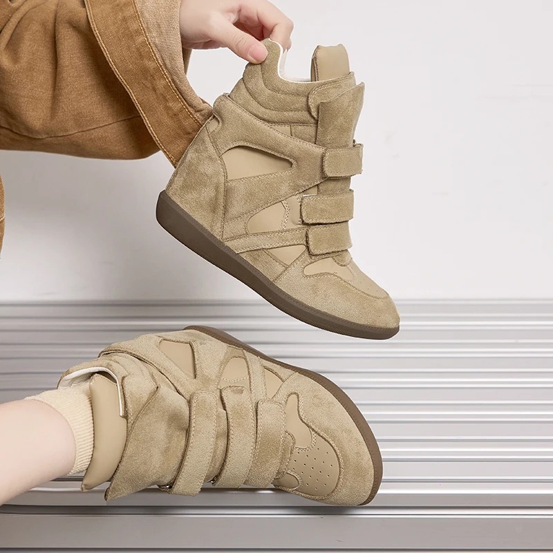 Women Ankle Boots Genuine Leat - đánh giá và giá Wedge Espadrille Women