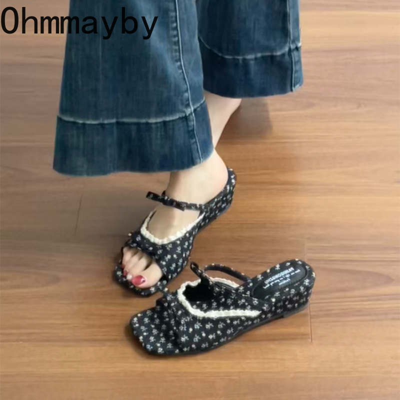 2026 Summer Floral Wedges Heel - đánh giá và giá Romper Floral Print