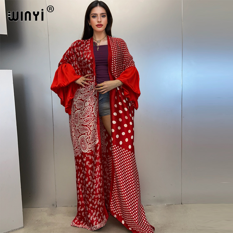 WINYI Summer Kimono Party Dres - đánh giá và giá Cover Up Kaftan