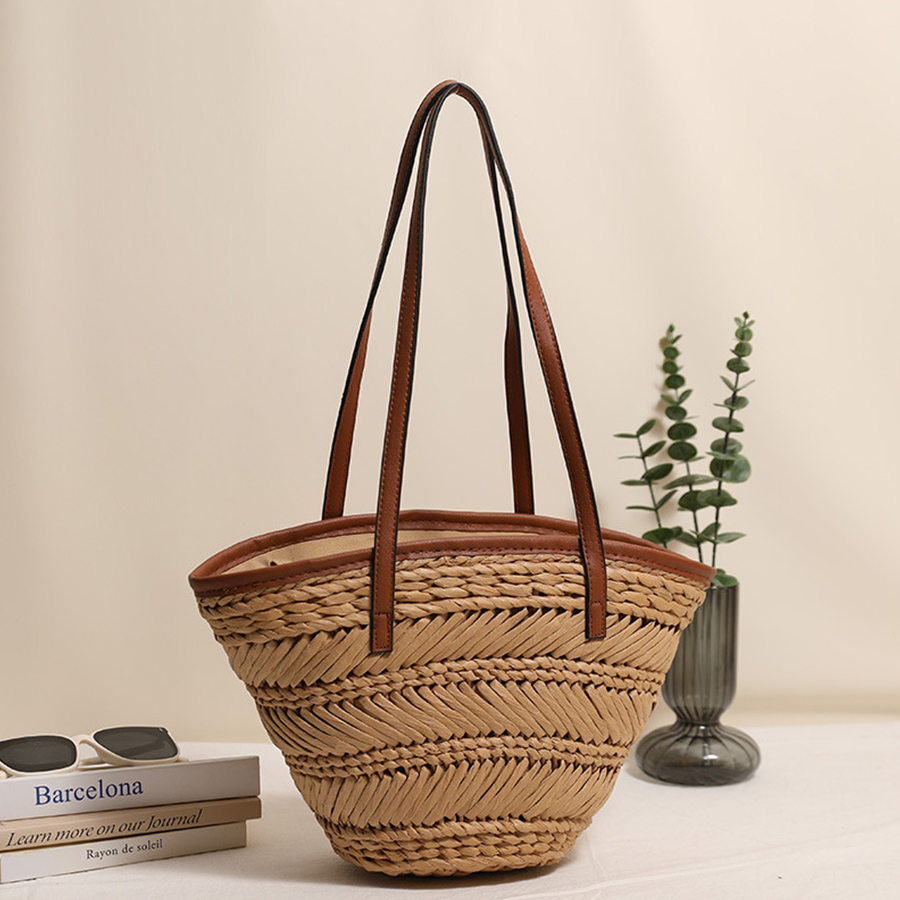 Summer Basket Straw Bags for W - đánh giá và giá Crochet Bag Raffia