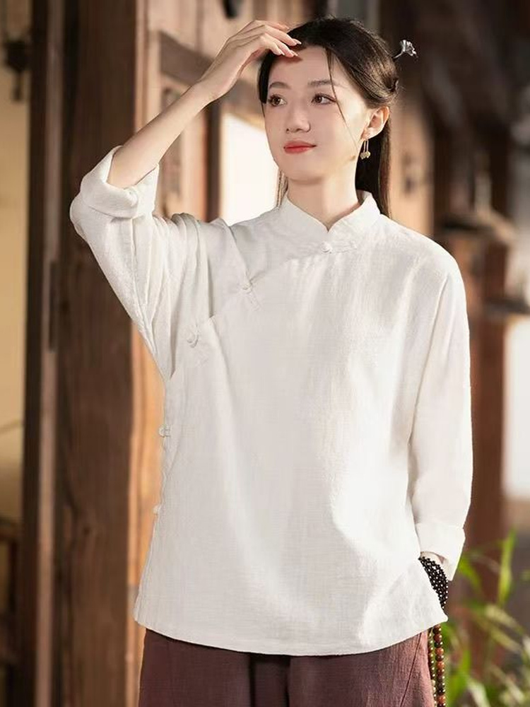 New Chinese Style Loose Long S - đánh giá và giá Linen Pant Wide