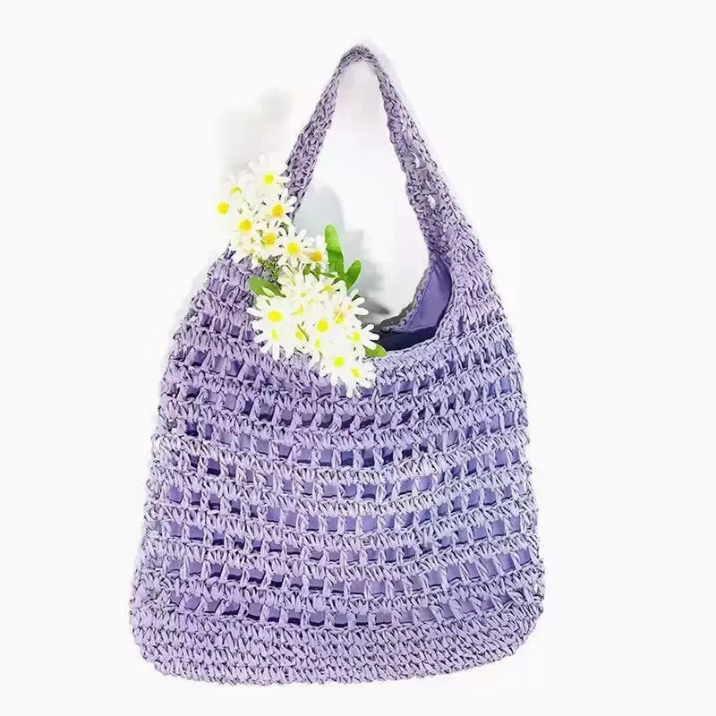 Hollow Woven Straw Tote Bag On - đánh giá và giá Tote Bag Beach