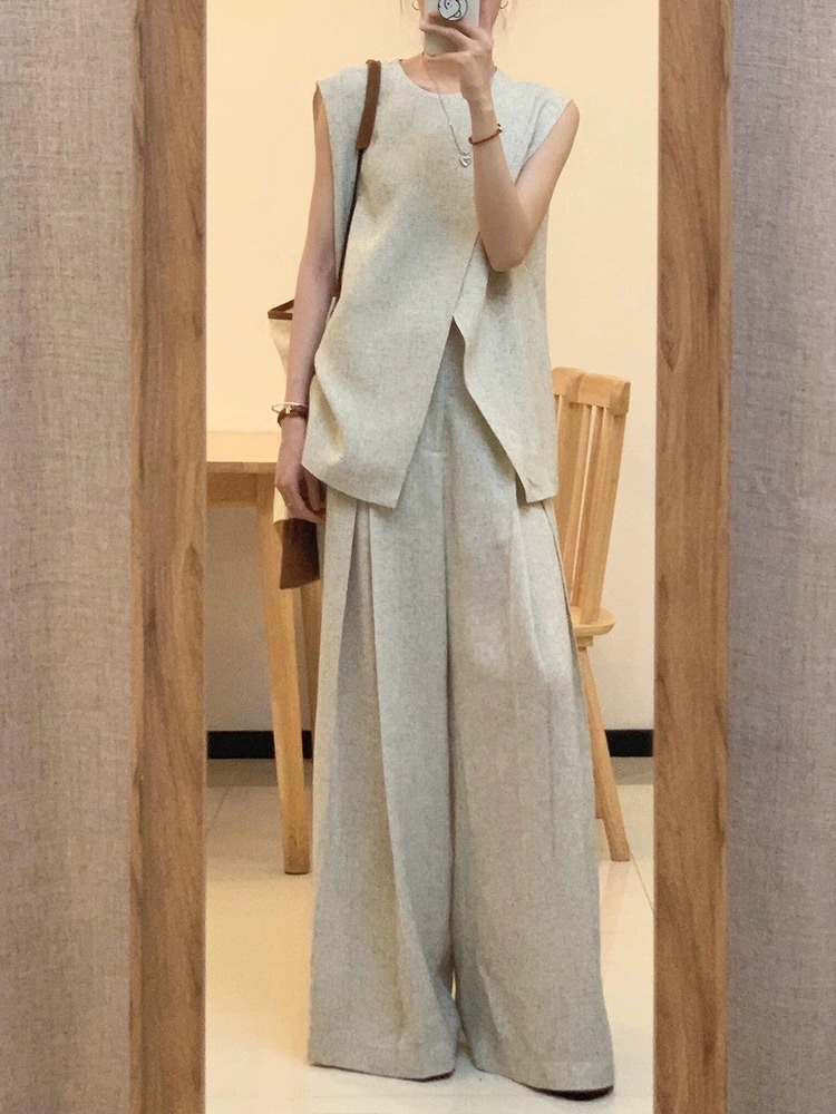 Summer Women's Cotton Linen As - đánh giá và giá Linen Pant Wide
