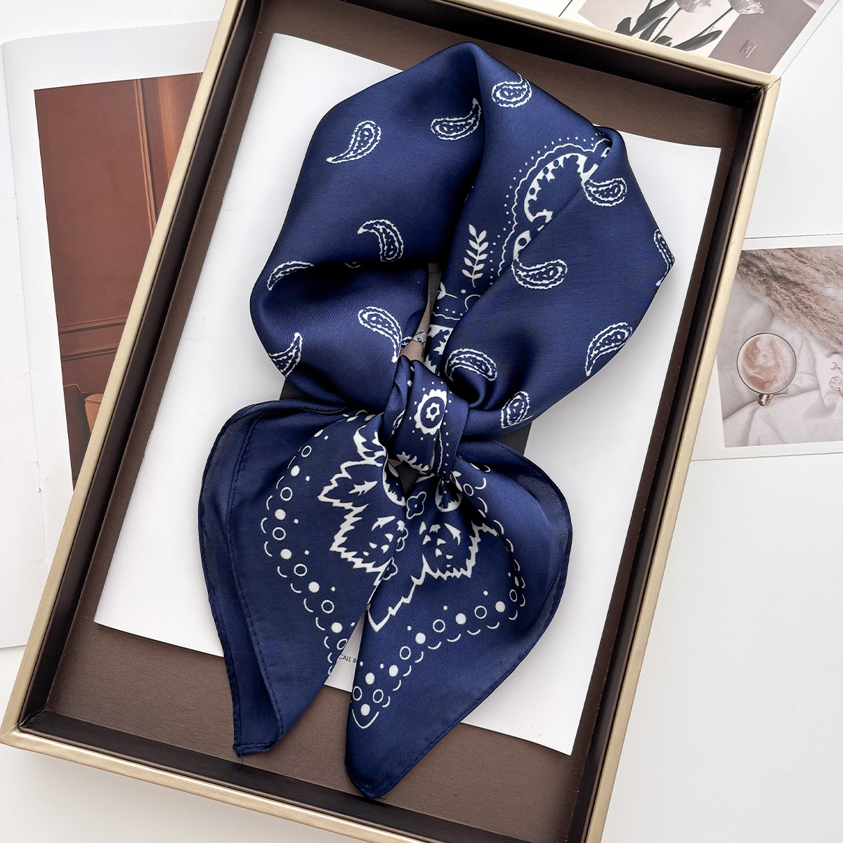70*70cm Women Summer Luxury Fa - đánh giá và giá Headband Summer Knit