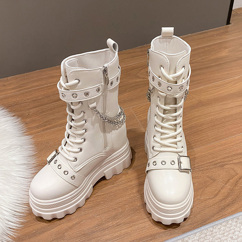 Autumn Thick Heel Ankle Boots  - đánh giá và giá Wedge Espadrille Women