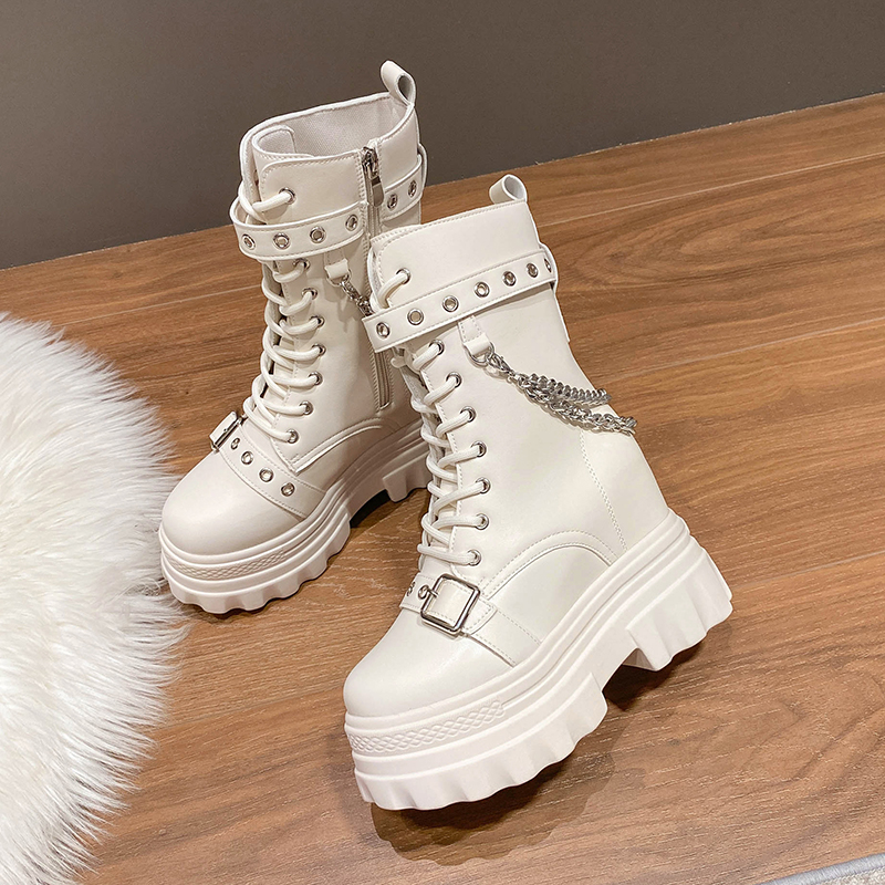 Autumn Thick Heel Ankle Boots  - đánh giá và giá Wedge Espadrille Women