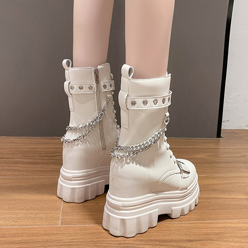 Autumn Thick Heel Ankle Boots  - đánh giá và giá Wedge Espadrille Women