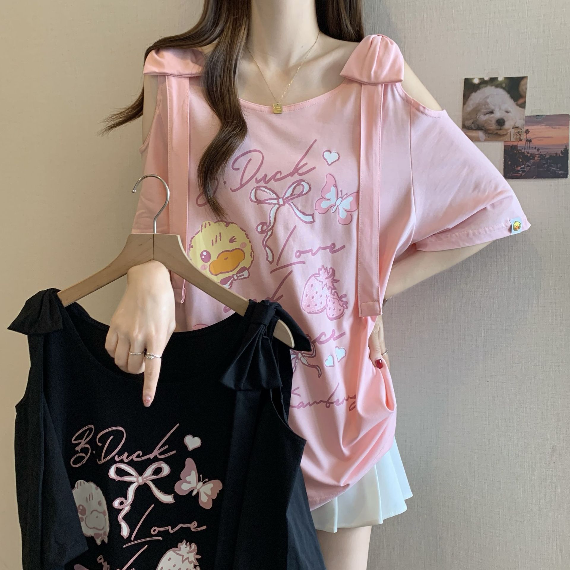 Summer Large-size Women's Clot - đánh giá và giá Blouse Off Shoulder