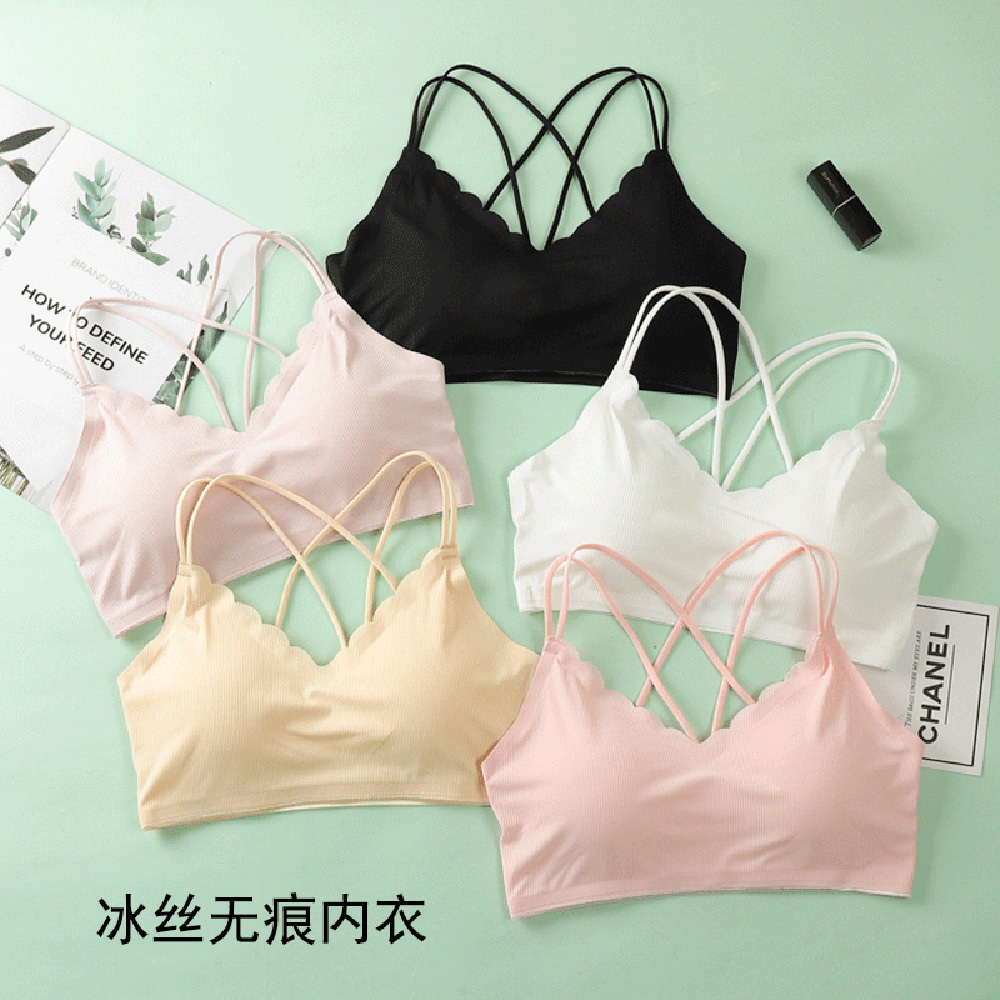 3D Sexy Lingerie Seamless Spor - đánh giá và giá Bralette Triangle Set