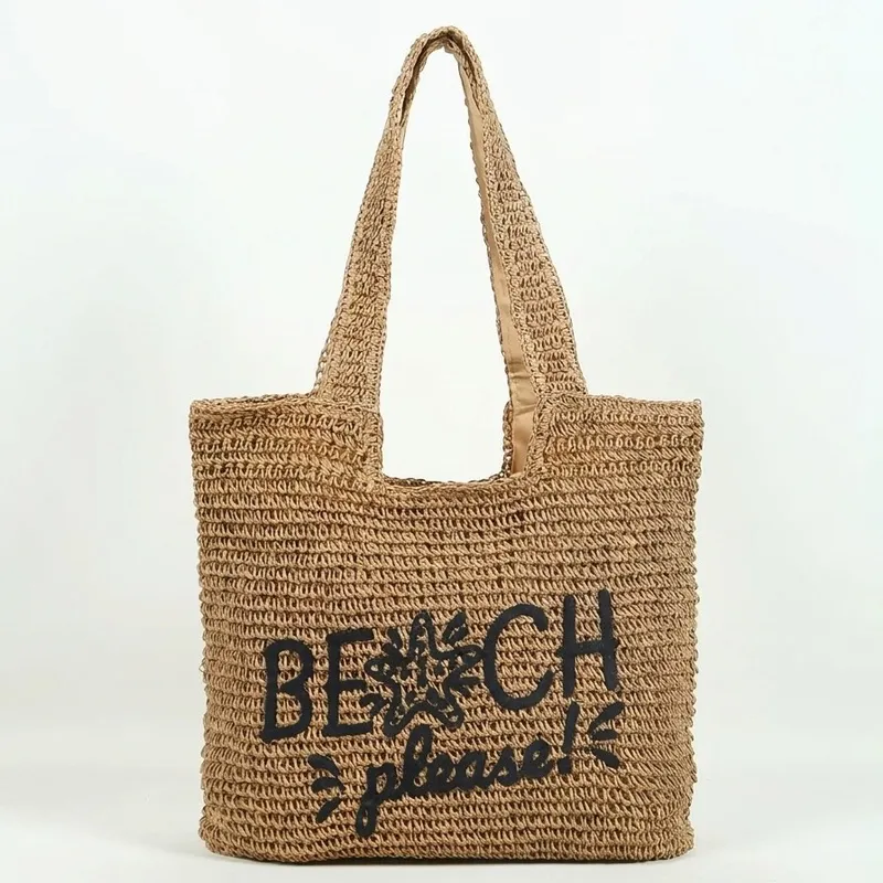 Women's handwoven straw tote b - đánh giá và giá Tote Bag Beach