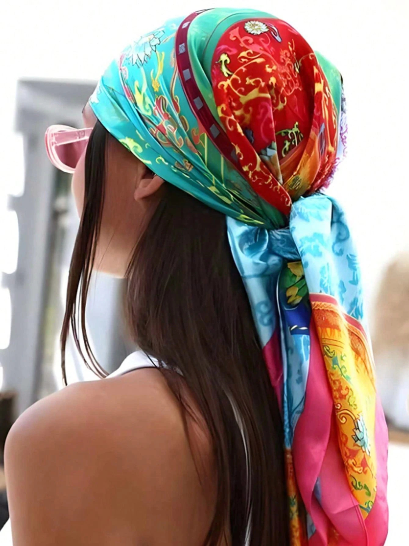 Luxury Brand Silk Satin Square - đánh giá và giá Headband Summer Knit