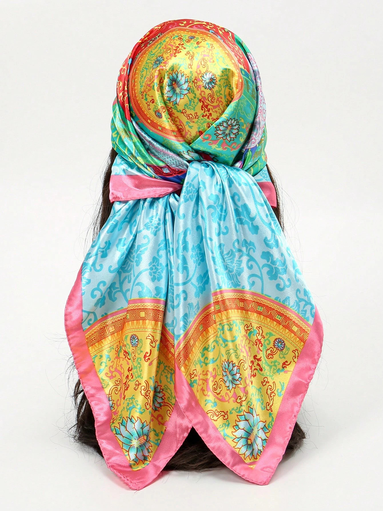 Luxury Brand Silk Satin Square - đánh giá và giá Headband Summer Knit