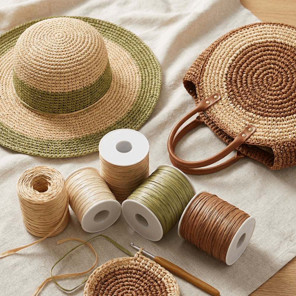 Premium Quality 120M Per Roll  - đánh giá và giá Crochet Bag Raffia