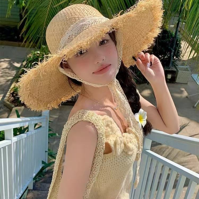 Women Raffia Straw Sun Hat Wid - đánh giá và giá Hat Floppy Wide