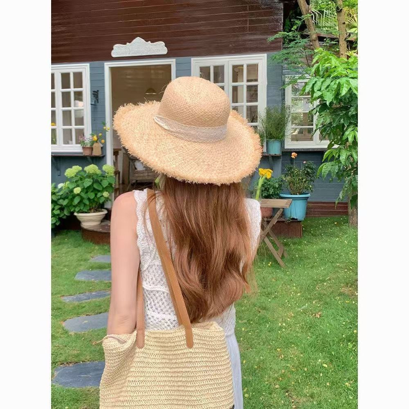 Women Raffia Straw Sun Hat Wid - đánh giá và giá Hat Floppy Wide