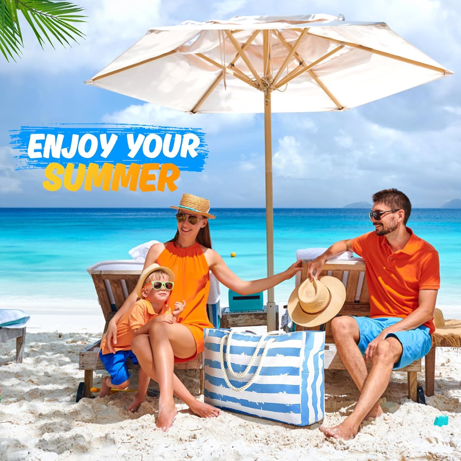 Large Beach Bag for Women & Me - đánh giá và giá Tote Bag Beach