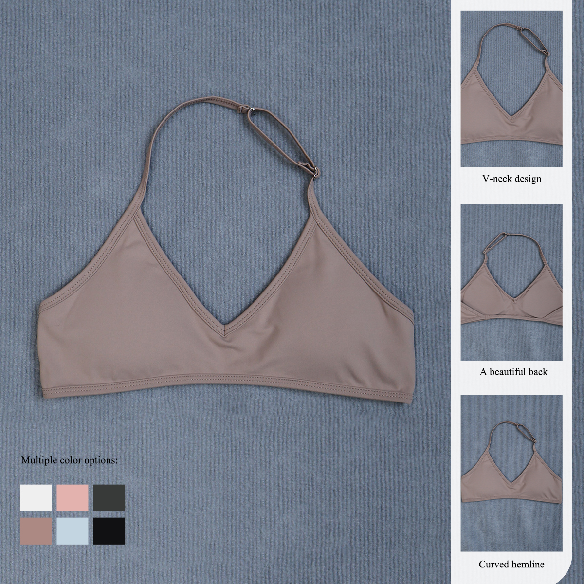 Women's Summer Halter Neck Pad - đánh giá và giá Crop Top Crochet