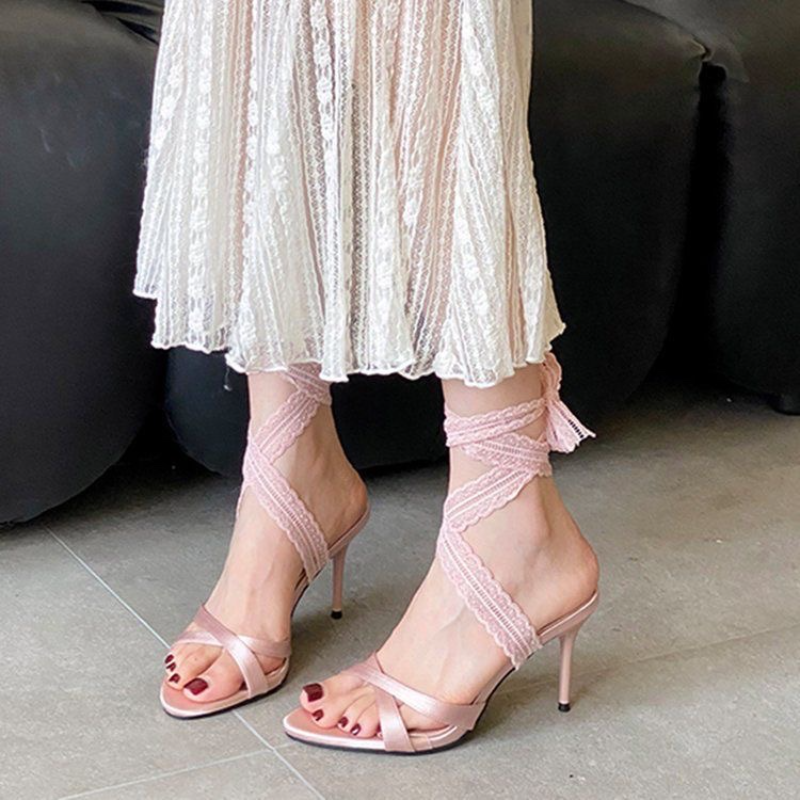 2026 New Pointed Head Strappy  - đánh giá và giá Sandal Strappy Heeled