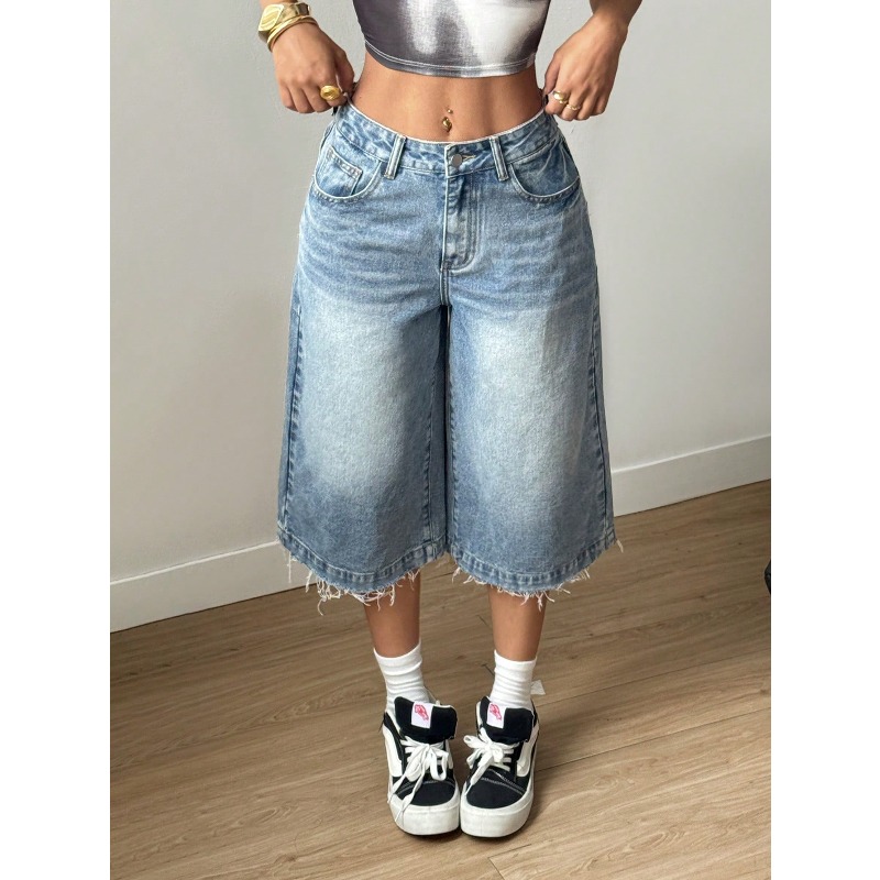 2026 Women's Fashion Frayed He - đánh giá và giá Shorts Denim Frayed