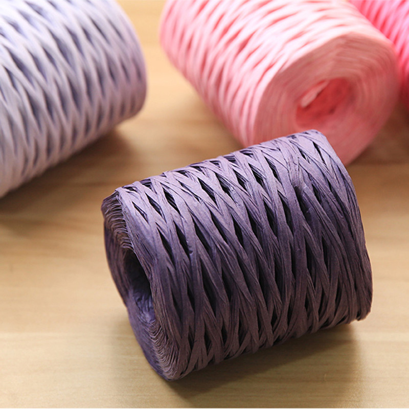 200m Natural Raffia Straw Yarn - đánh giá và giá Crochet Bag Raffia