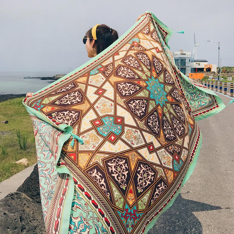 2018 New 90x180cm Twill cotton - đánh giá và giá Cover Up Kaftan