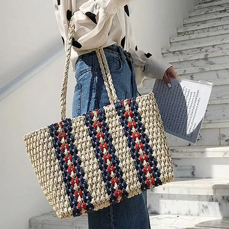 Straw Tote Bag Women One-Shoul - đánh giá và giá Tote Bag Beach