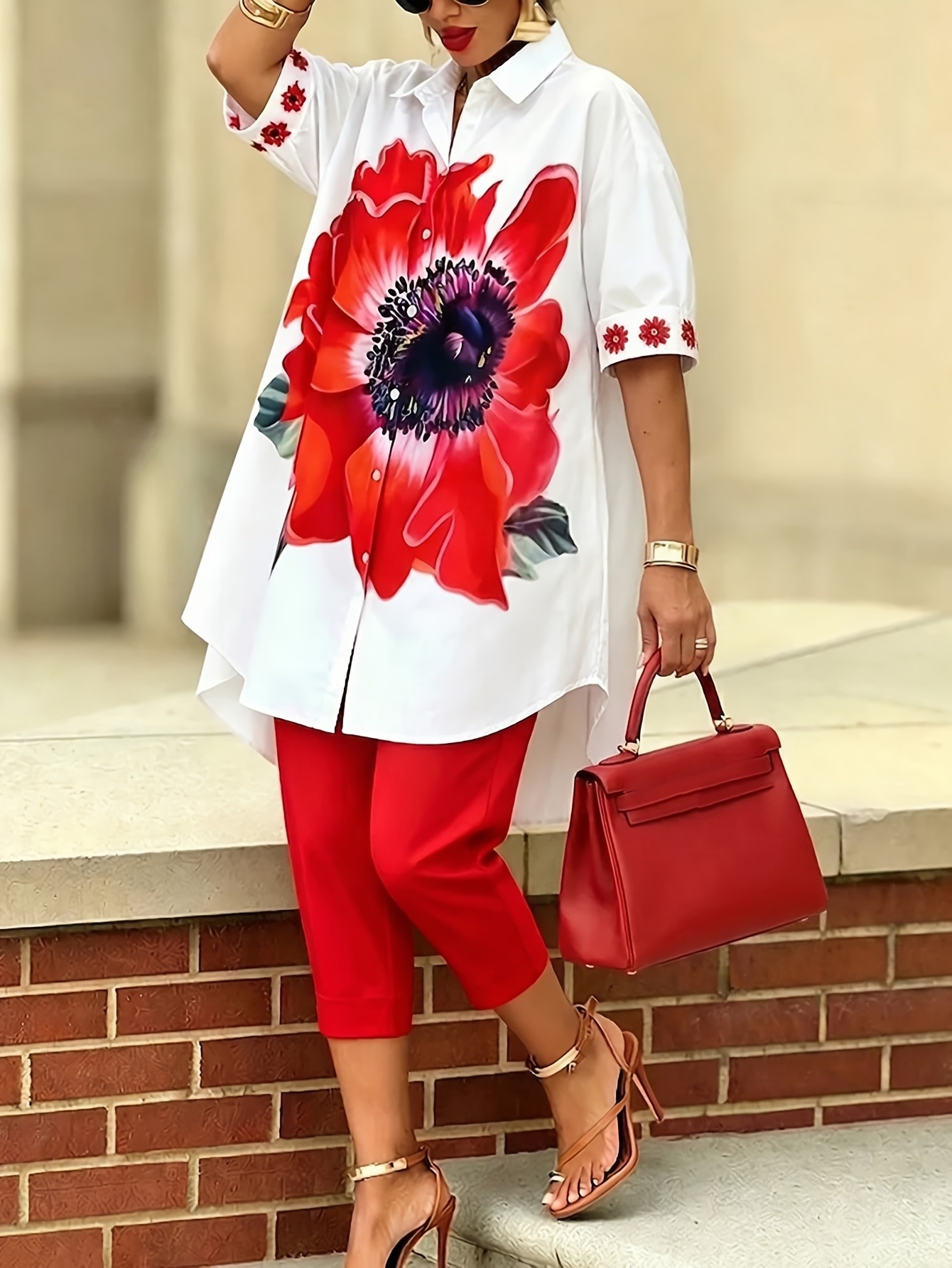Vintage Women Floral Printed 2 - đánh giá và giá Romper Floral Print
