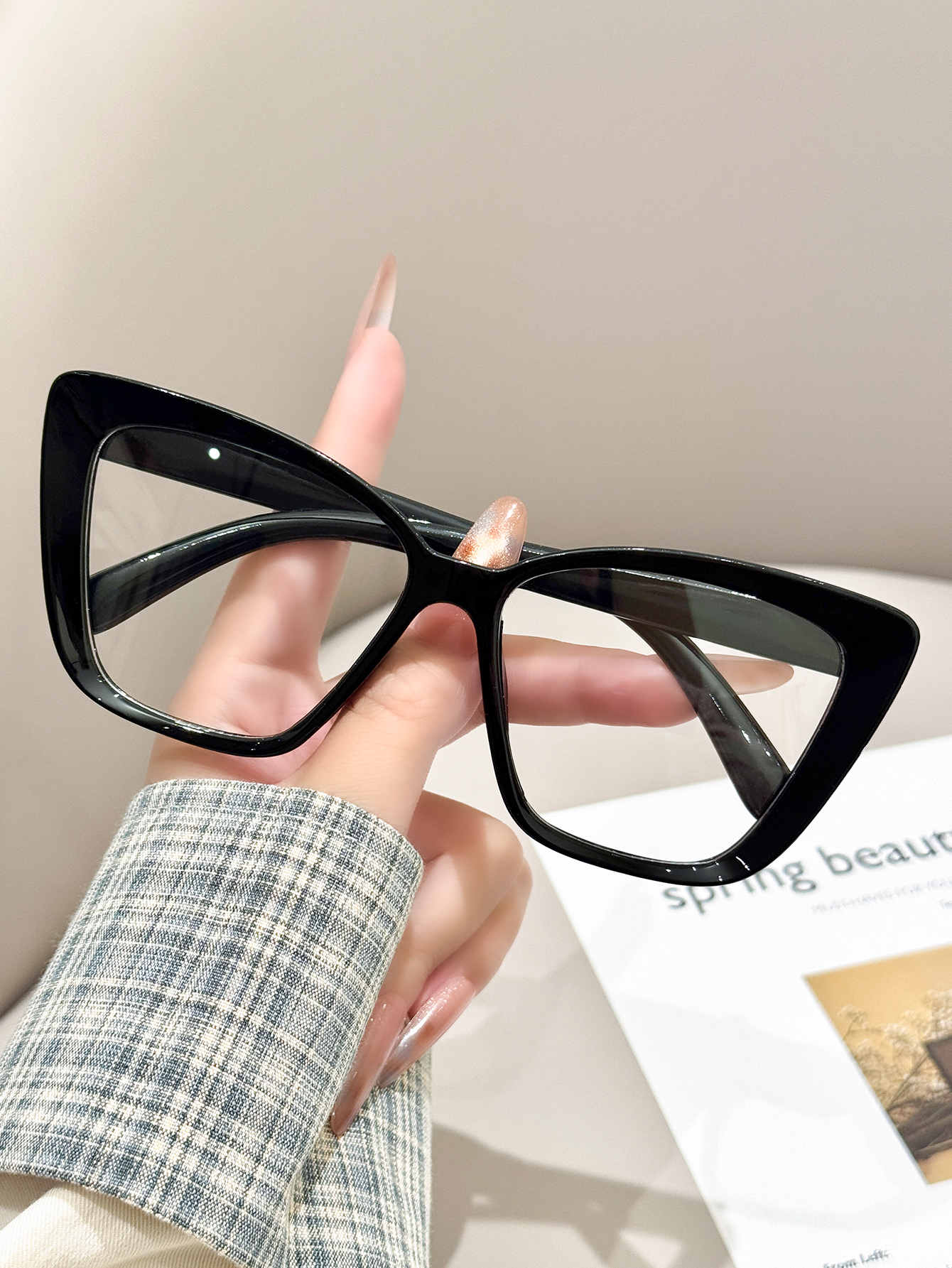 1pc daily fashionable black ca - đánh giá và giá Sunglasses Cat Eye