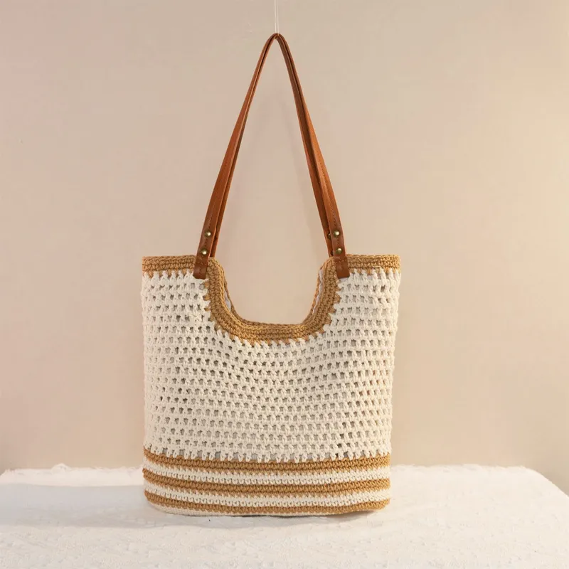 Women's large-capacity hand-wo - đánh giá và giá Tote Bag Beach