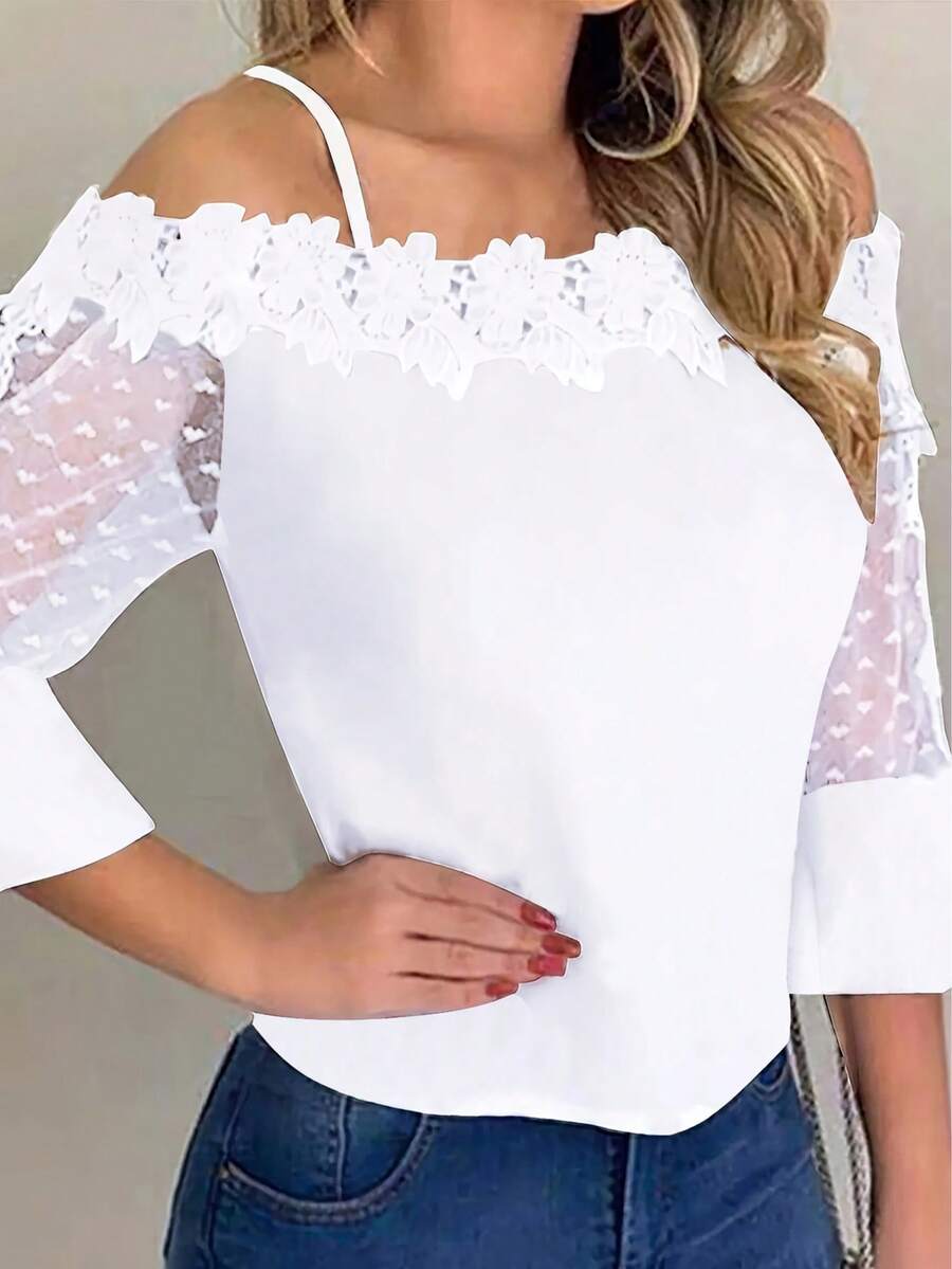 Purple Floral Print Off Should - đánh giá và giá Blouse Off Shoulder