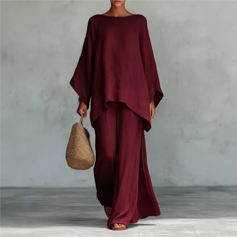 Fashion Linen Loose Long-sleev - đánh giá và giá Linen Pant Wide