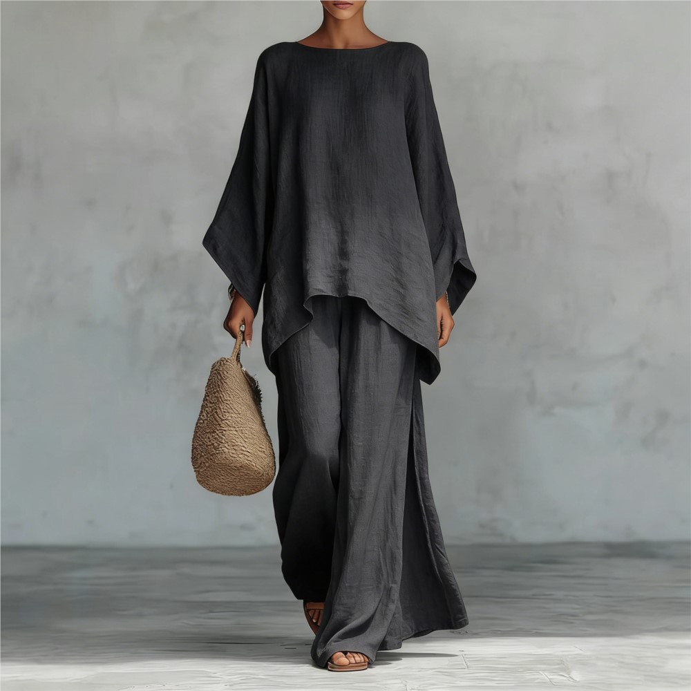 Fashion Linen Loose Long-sleev - đánh giá và giá Linen Pant Wide