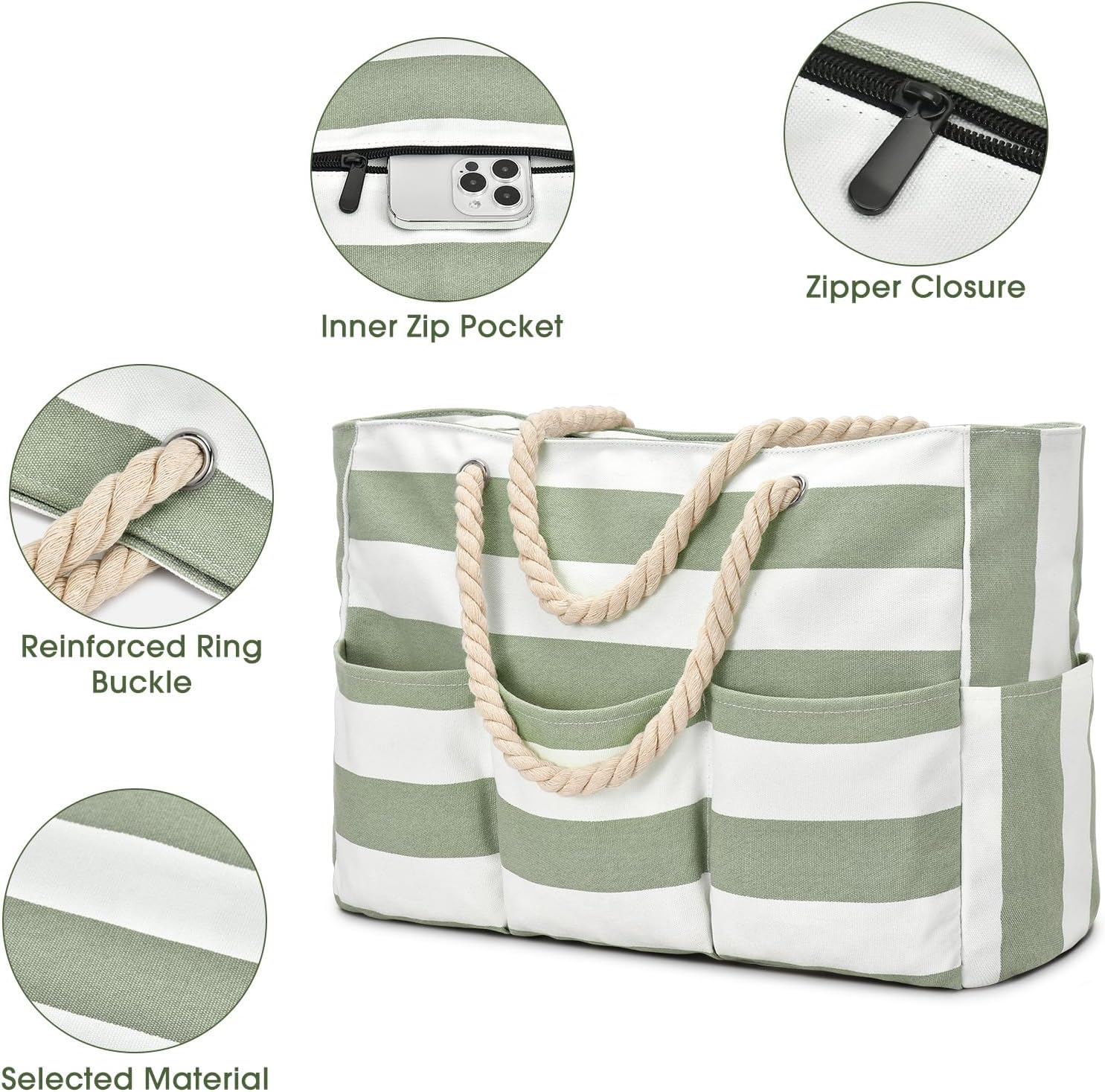 Canvas Large Beach Tote Bag fo - đánh giá và giá Tote Bag Beach