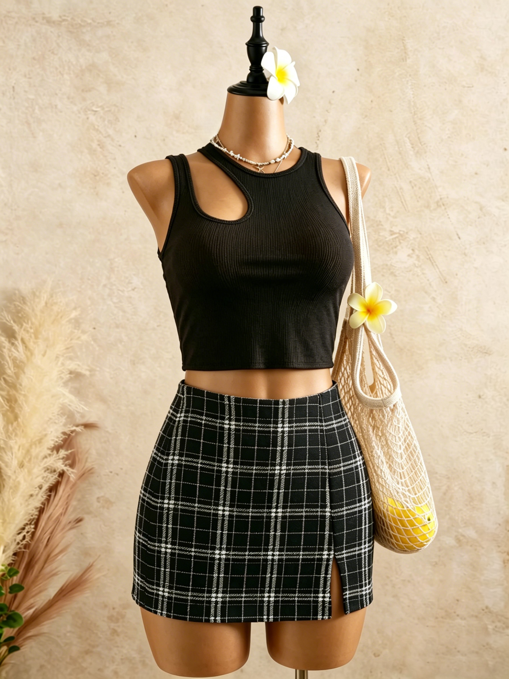 2 Piece Outfits Women Cutout R - đánh giá và giá Crop Top Crochet