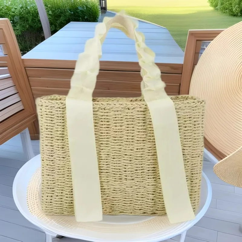 Straw Woven Handbag Summer Vac - đánh giá và giá Tote Bag Beach