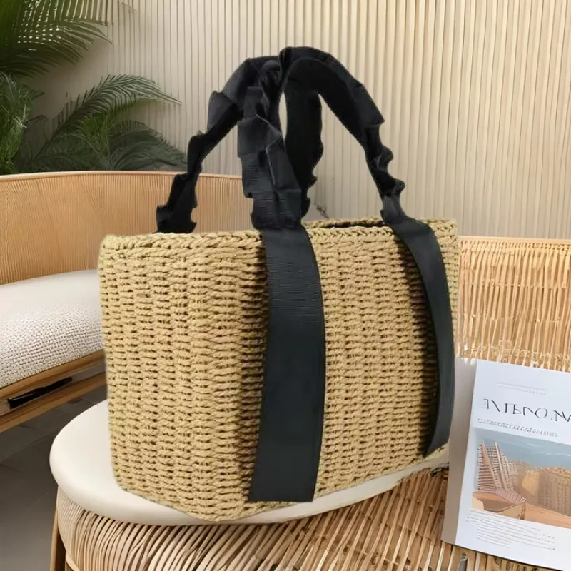Straw Woven Handbag Summer Vac - đánh giá và giá Tote Bag Beach