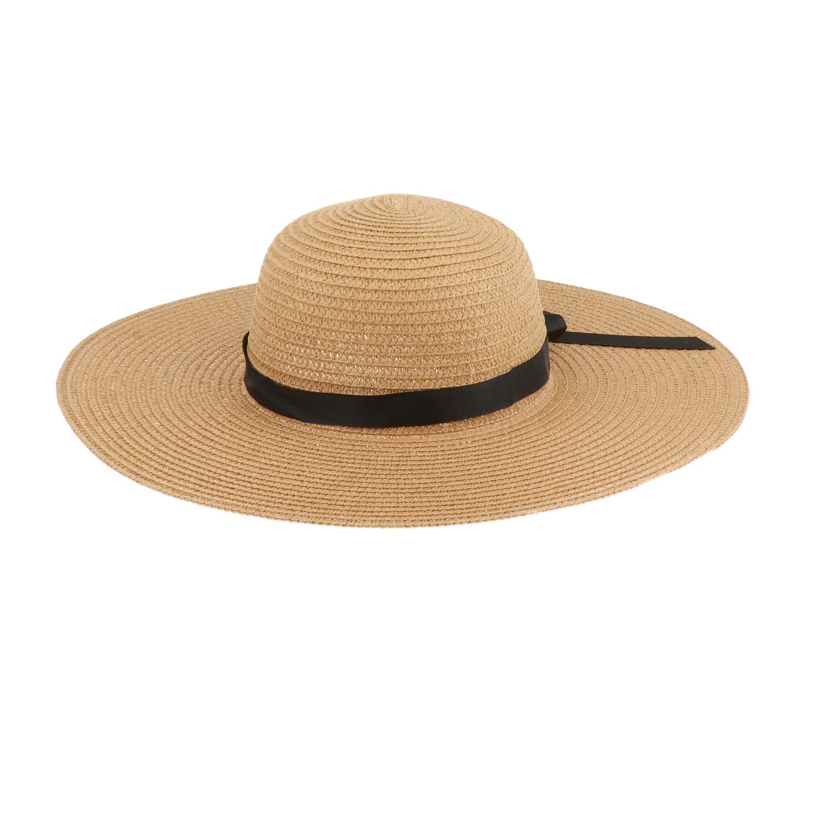 Women Wide Brim Straw Sun Hat  - đánh giá và giá Hat Floppy Wide