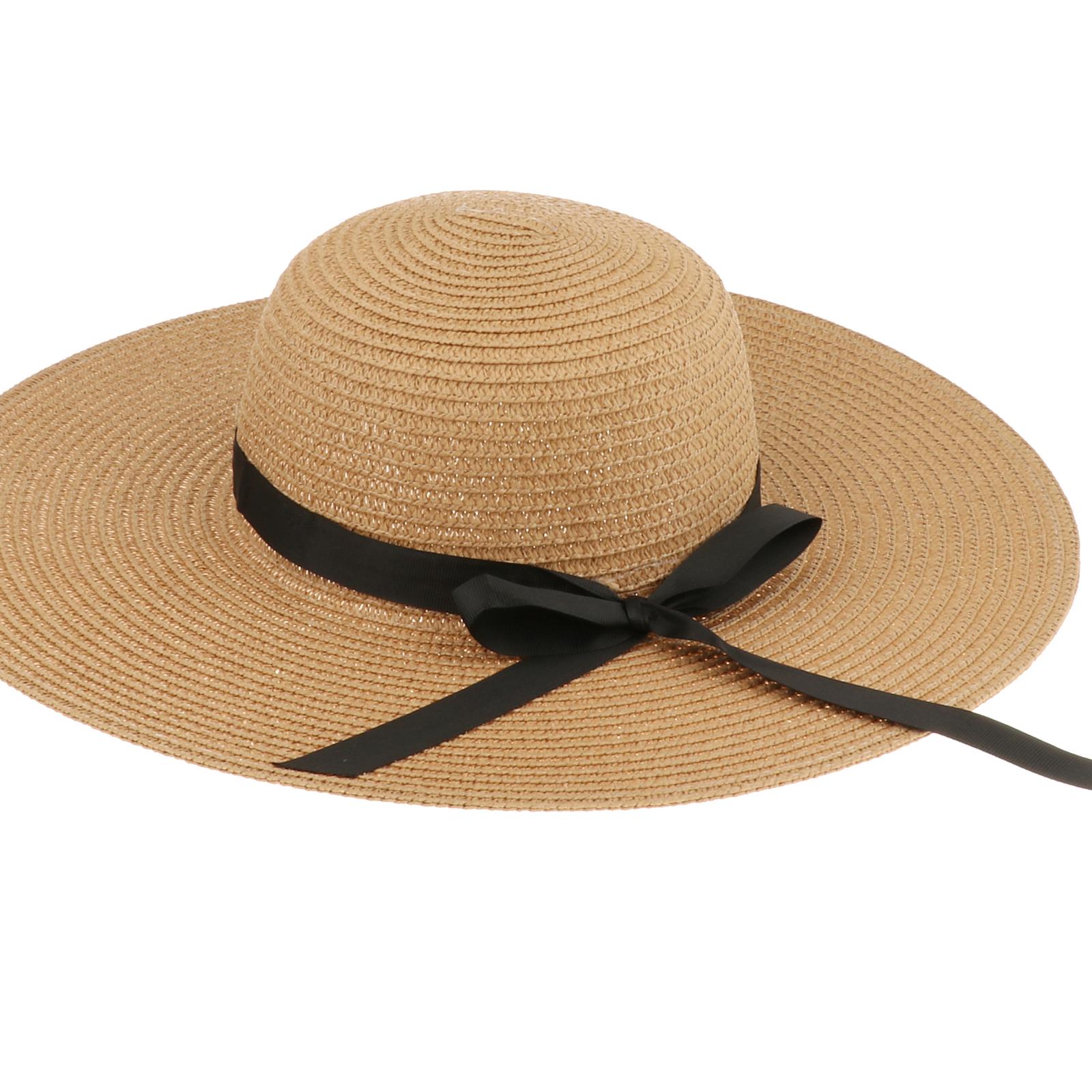 Women Wide Brim Straw Sun Hat  - đánh giá và giá Hat Floppy Wide