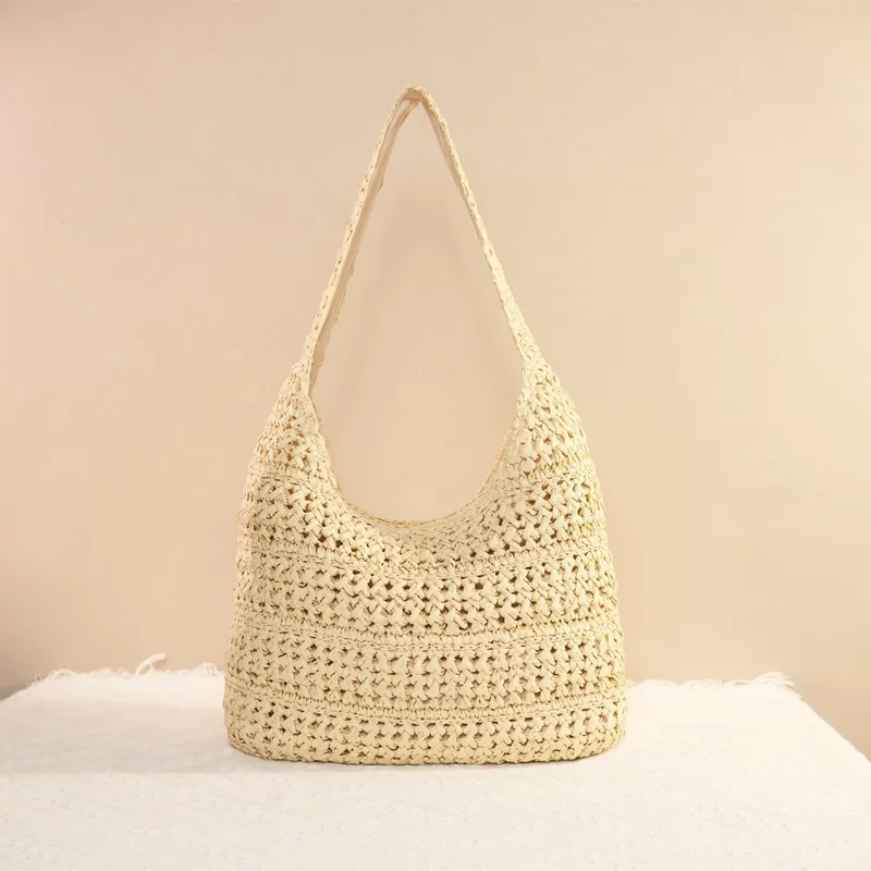 Hollow Straw Handwoven Tote Ba - đánh giá và giá Tote Bag Beach