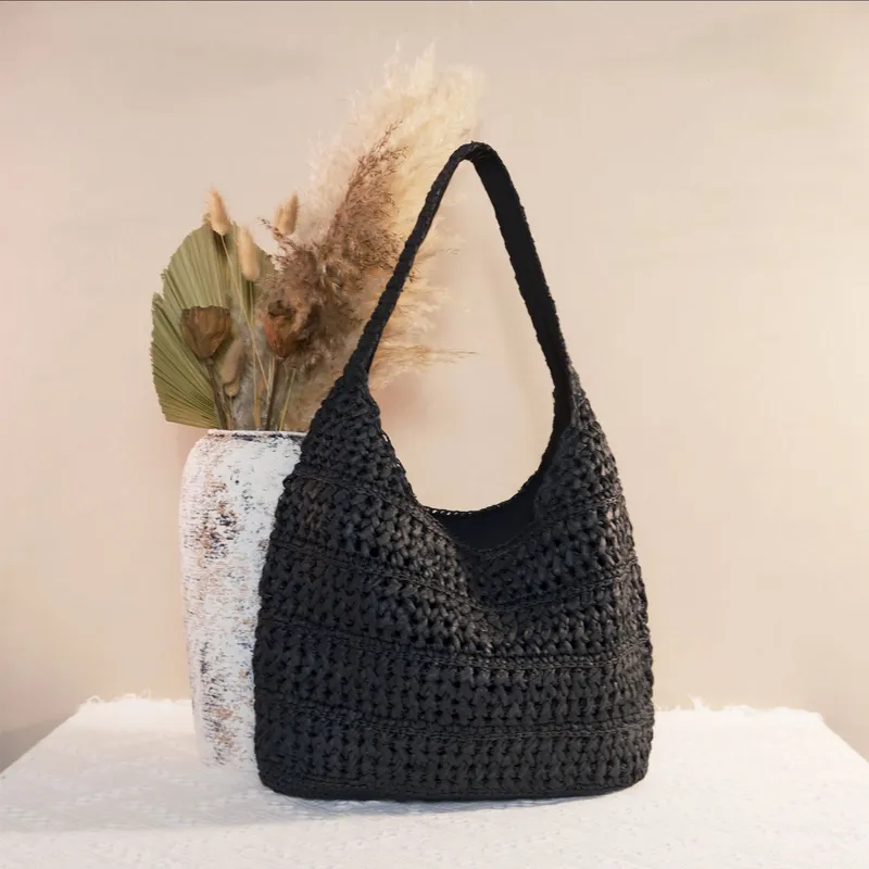 Hollow Straw Handwoven Tote Ba - đánh giá và giá Tote Bag Beach