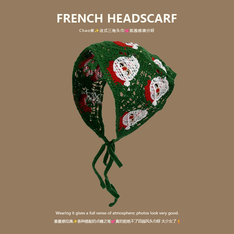 Knit Triangle Headband French  - đánh giá và giá Headband Summer Knit