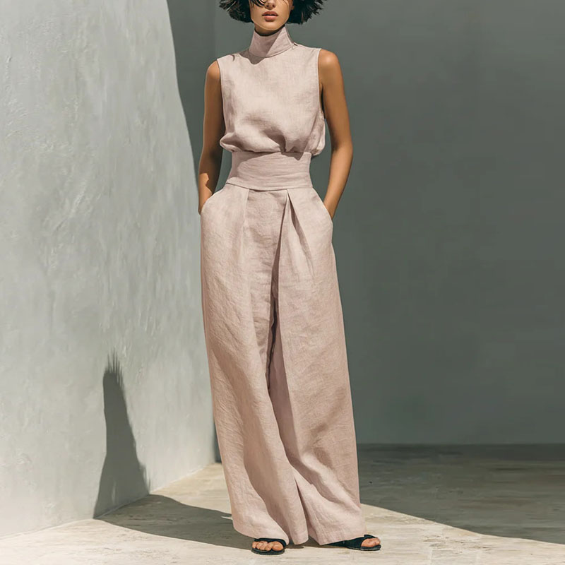 Vintage Solid Cotton Linen Sui - đánh giá và giá Linen Pant Wide