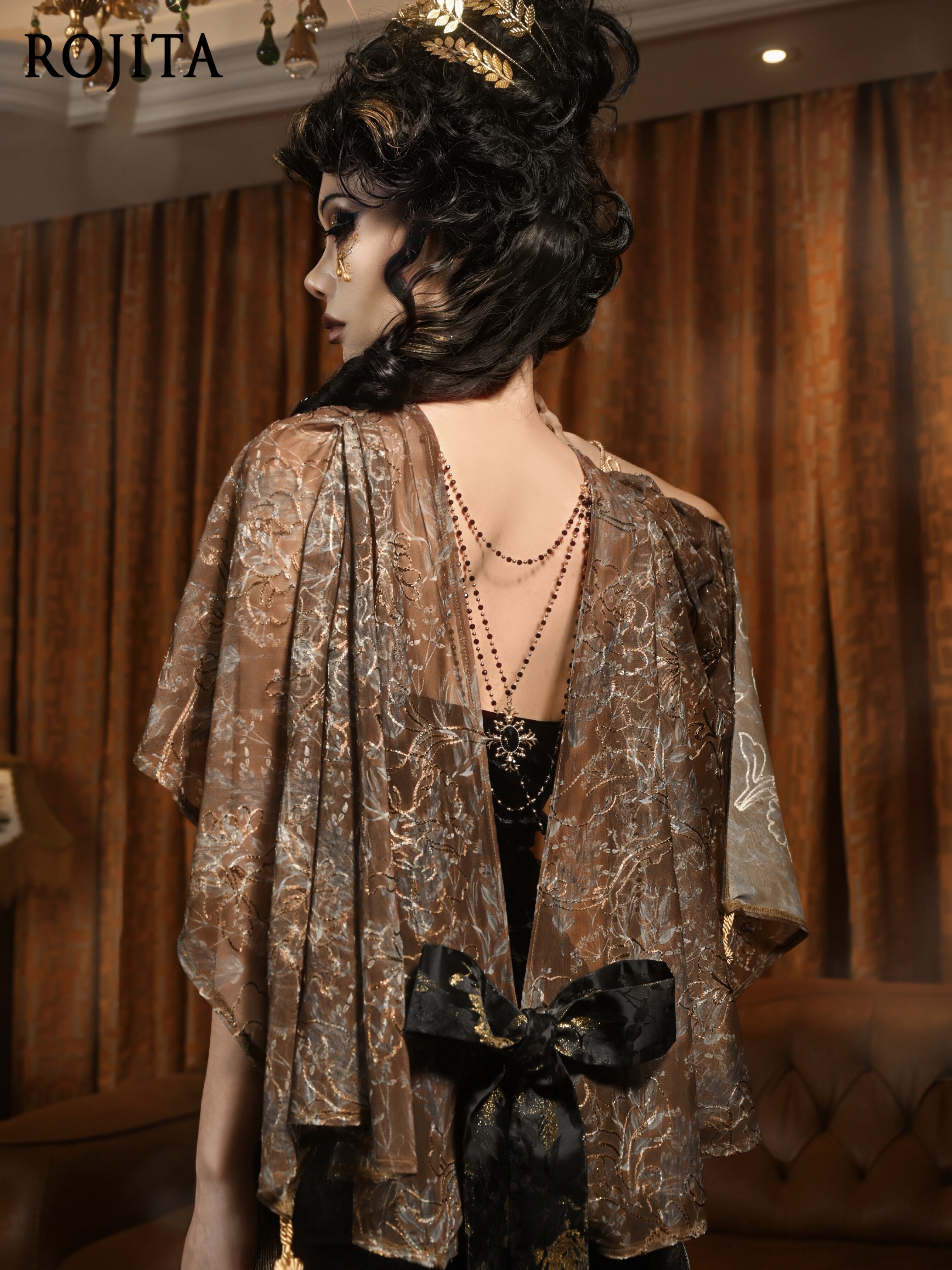 Brown Floral Sheer Kimono Cove - đánh giá và giá Kimono Sheer Floral