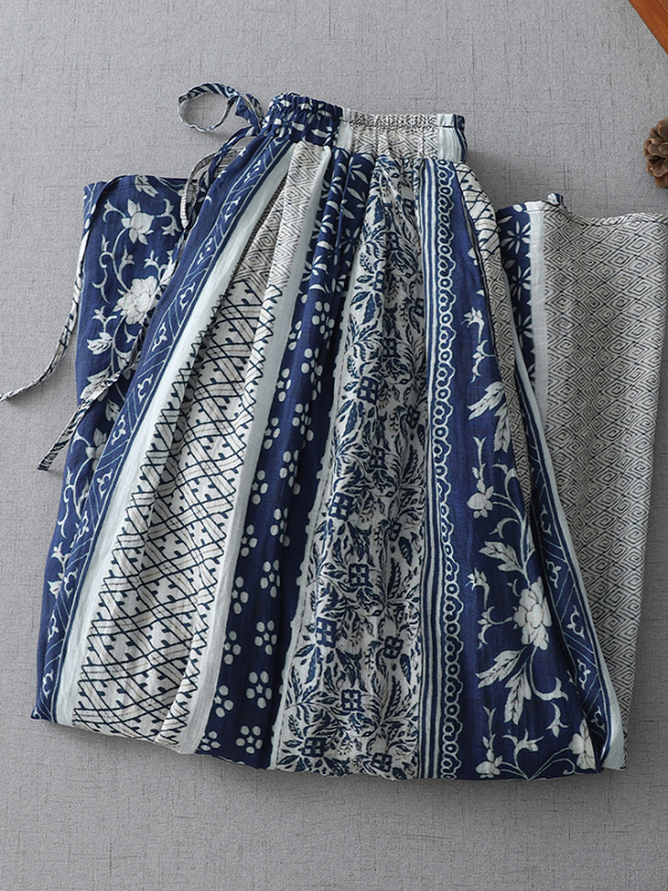 Retro Style Women's Midi Skirt - đánh giá và giá Midi Skirt Floral